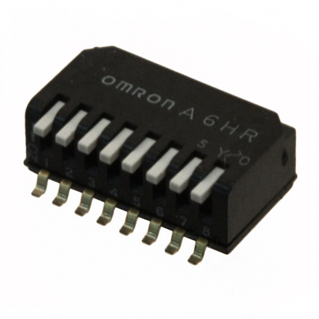 【A6HR-8104】SWITCH PIANO DIP SPST 0.025A 24V