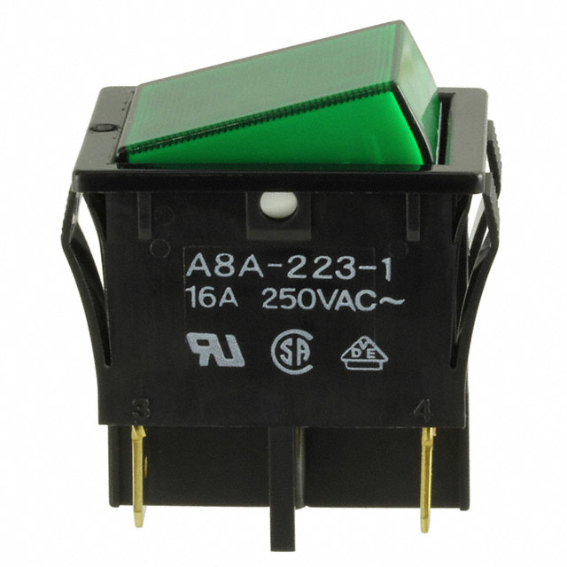 【A8A-223-1】SWITCH ROCKER DPST 16A 125V