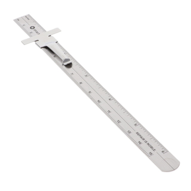 【PIS-0981】IFIXIT 6 INCH METAL RULER