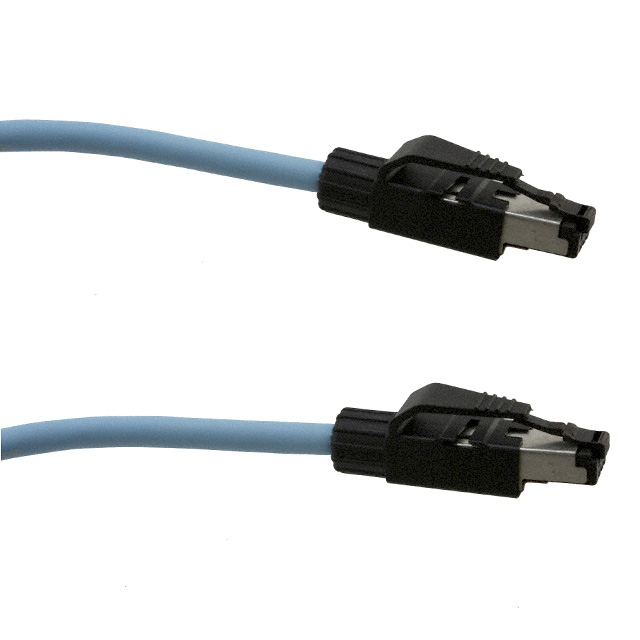 【XS5W-T421-CMD-K】CABLE MOD 8P8C PLUG-PLUG 3.28'