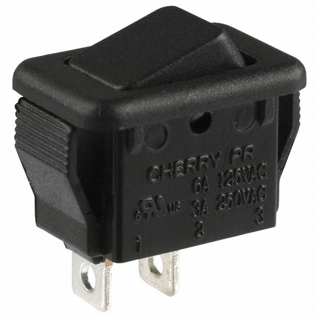 【PRK22J5BBBNN】SWITCH ROCKER SPST 6A 125V
