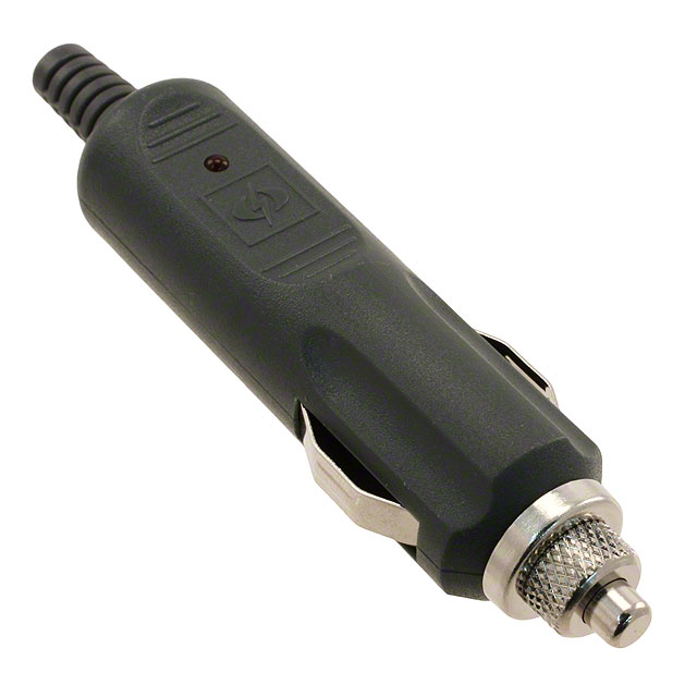 【APP-002】AUTO PWR PLUG 12V 3A W/LED GRAY