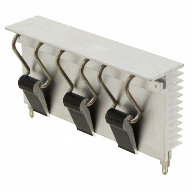【C220-075-3VE】HEATSINK AND CLIPS FOR 3 TO-220
