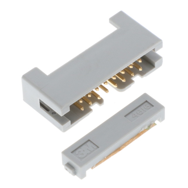 【4616-6001】CONN PLUG 16P IDC 26-28AWG GOLD