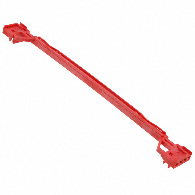 【9902240】GUIDE RAIL 4HP RED FOR PCB 220MM