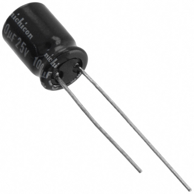 【UVP1E101MPD】CAP ALUM 100UF 20% 25V RADIAL TH