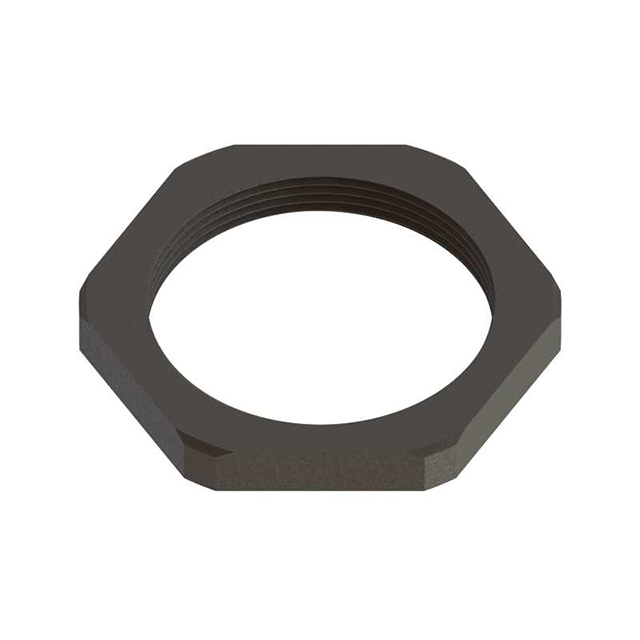 LOCK NUT 36.00MM NYLON NPT-3/4【CGLN-NPT-3/4-BK】