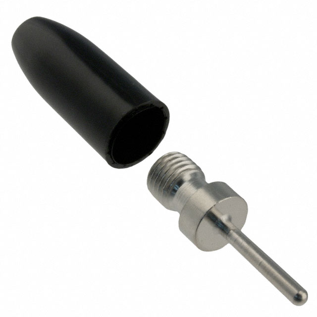 【6002】CONN TIP PLUG SOLDERLESS BLACK