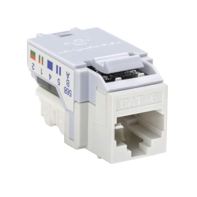 【RJ45FC6-W】INSERT RJ45 JACK TO IDC CONN