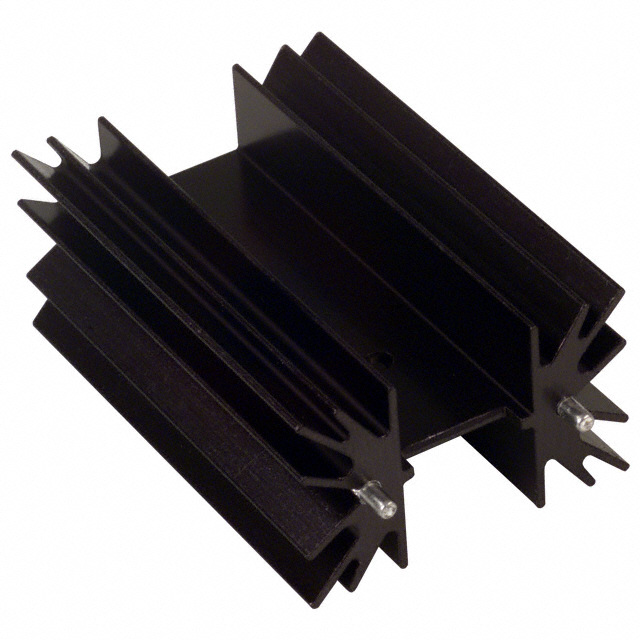 【530002B02500G】HEATSINK TO-220 POWER W/PINS BK