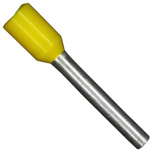 【11122010】CONN FERRULE W TYPE 18AWG YELLOW