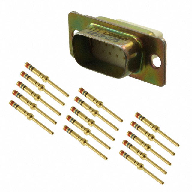 【DEMA-15P】CONN D-SUB HD PLUG 15POS PNL MNT