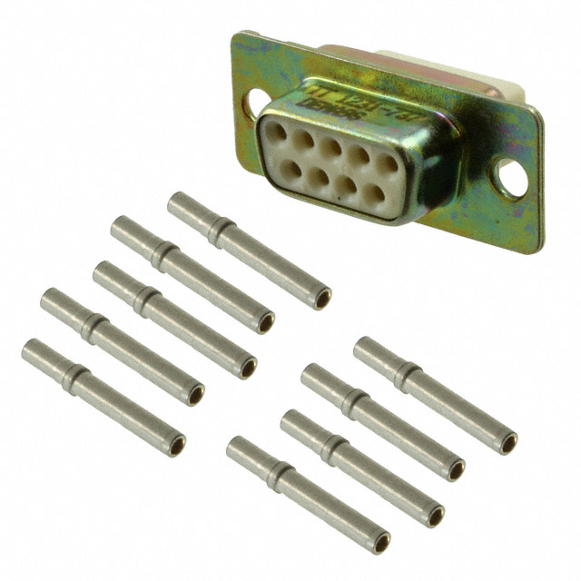 【DEMA-9S】CONN D-SUB RCPT 9P PNL MNT CRIMP[バルク]