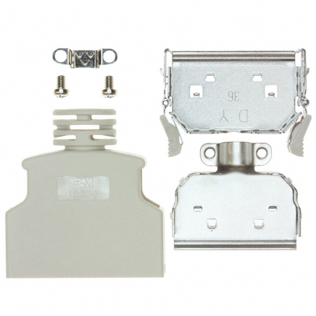 【10336-3210-000】CONN BACKSHELL 36POS 180DEG SHLD