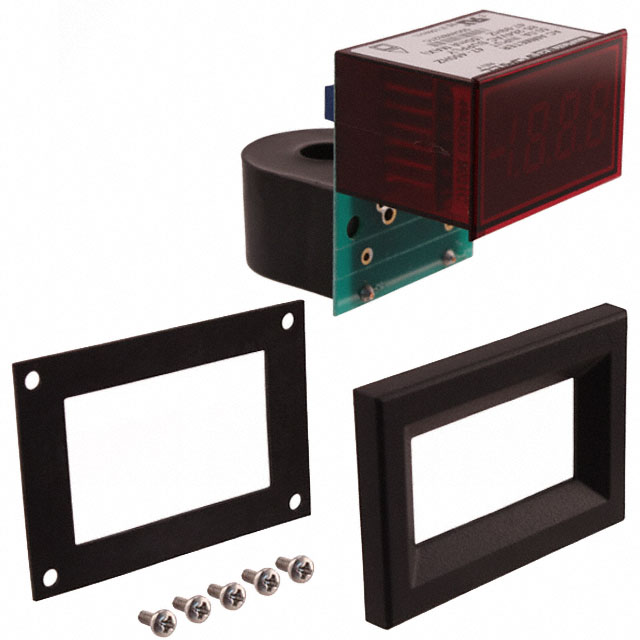 【ACA-20PC-3-AC1-RL-C】AMMETER 0-50A LED PANEL MOUNT
