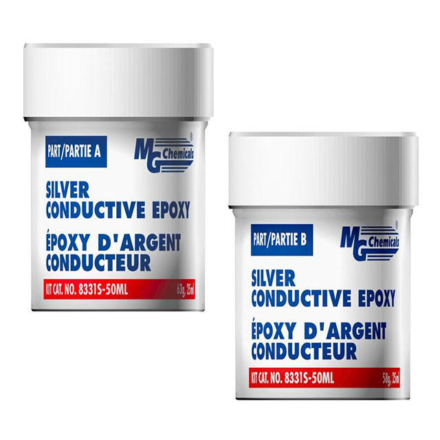 【8331S-50ML】SILVER CONDUCTIVE EPOXY, 4 HR PO