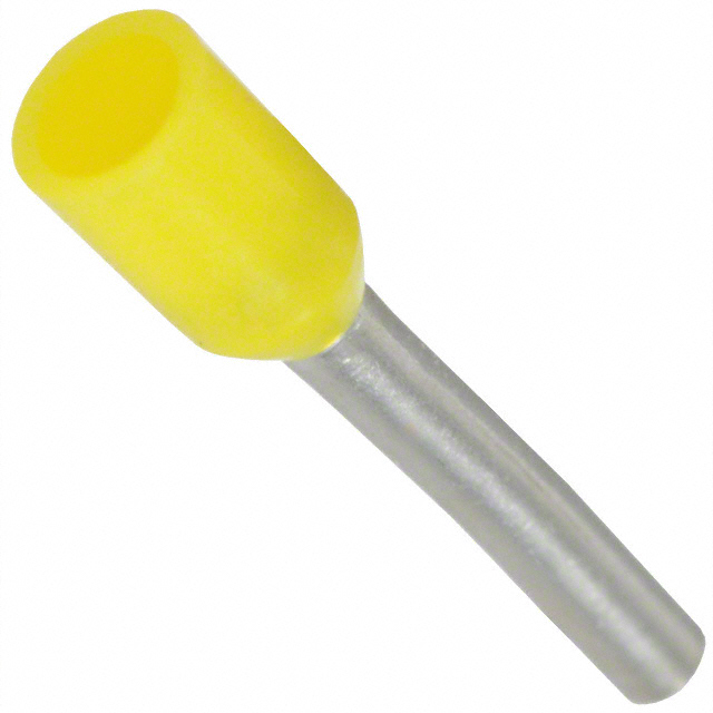 【11810025】CONN FERRULE DIN 24-26AWG YELLOW