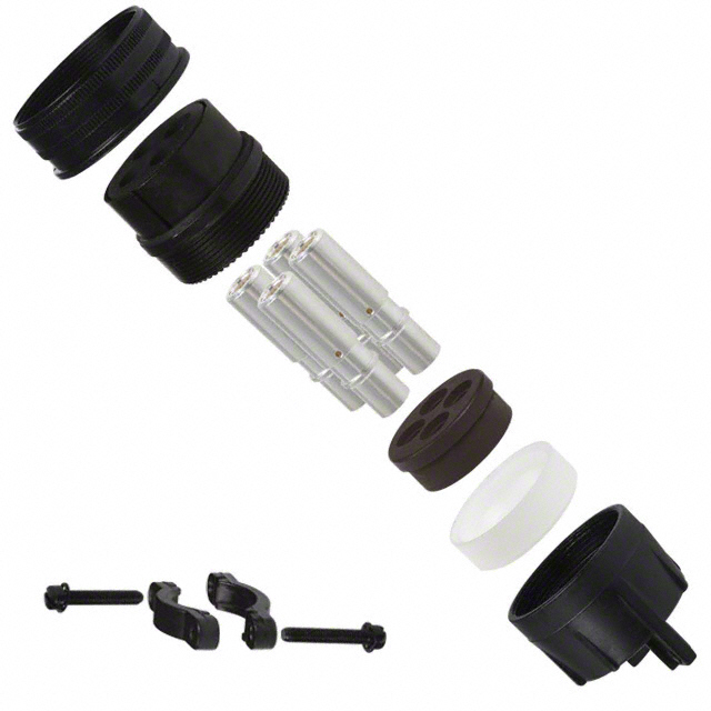 【ACC06E32-17R(025)】CONN PLUG FMALE 4P SILVER CRIMP