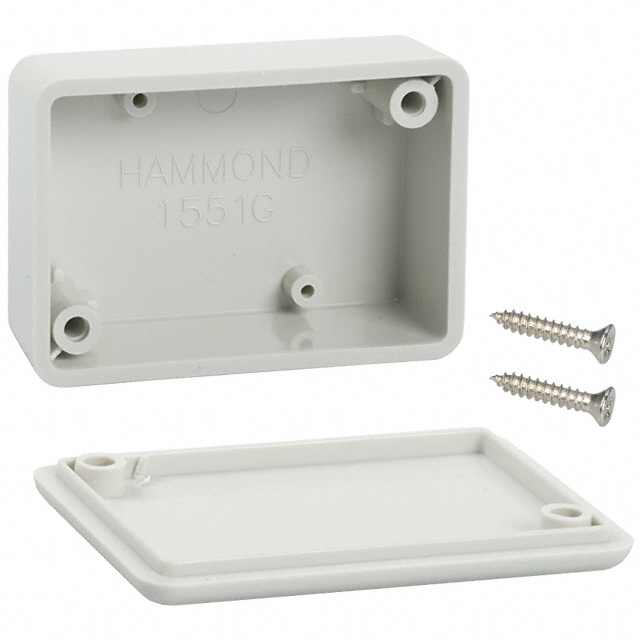 【1551GGY】BOX ABS GRAY 1.97"L X 1.38"W