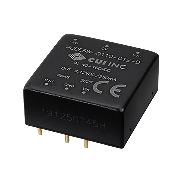 【PQDE6W-Q110-D15-D】DC DC CONVERTER +/-15V 6W