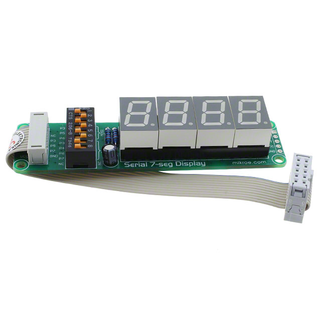 【MIKROE-201】DISPLAY BOARD SERIAL 7SEGMENT