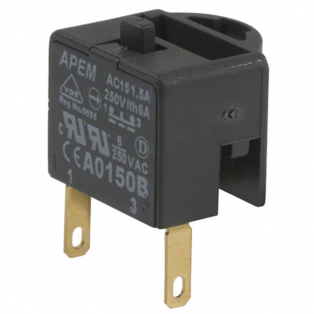 【A0150B】CONTACT BLOCK SPST-NC 1.5A 250V