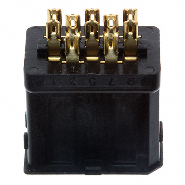 【36210-0100PL】CONN SCR RCPT 10POS SLD CUP STR