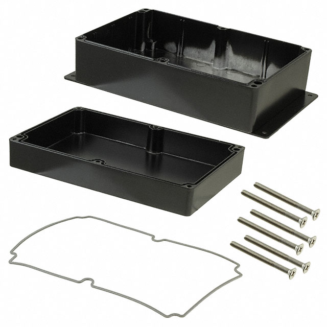 【AN-2808-AB】BOX ALUM BLACK 8.76"L X 5.76"W