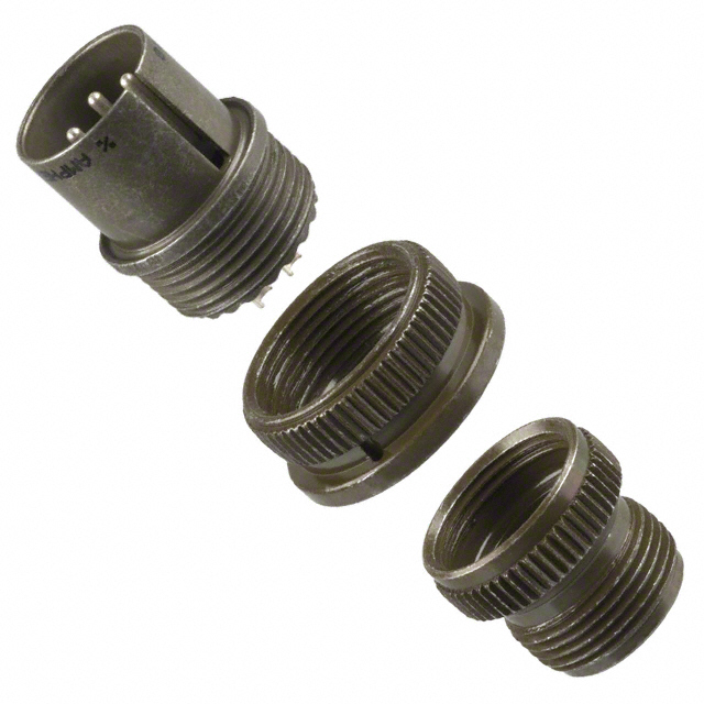 【MS3106A-14S-5P】CONN PLUG MALE 5P SILV SLDR CUP