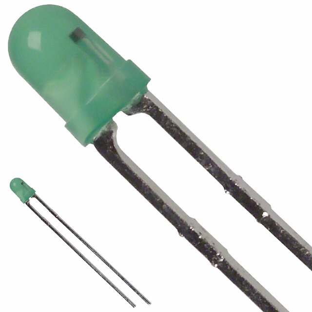 【SSL-LX3044GD】LED GREEN DIFFUSED T-1 T/H