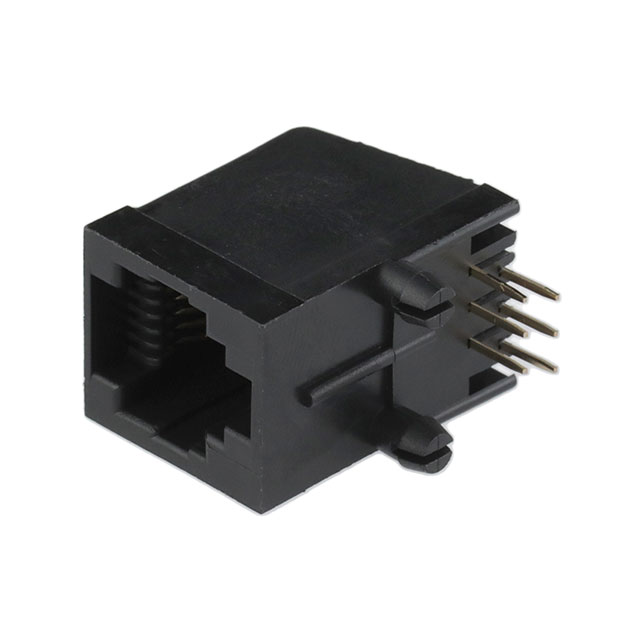 【A-2004-1-4-N-R】CONN MOD JACK 6P6C R/A UNSHLD