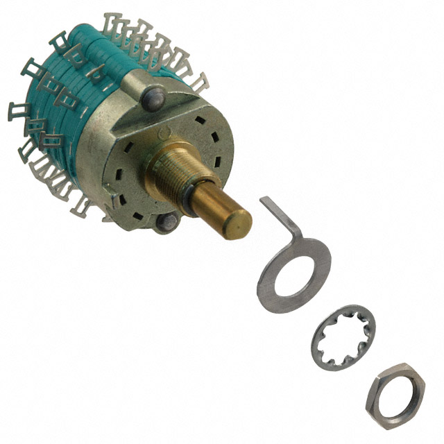 【C4D0312N-A】SWITCH ROTARY 2-12POS 300MA 125V
