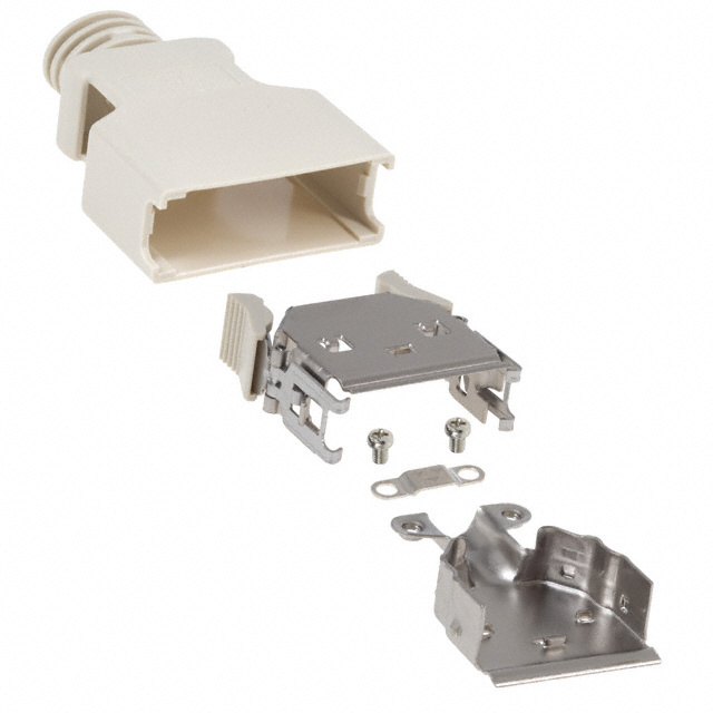 【10320-3210-000】CONN BACKSHELL 20POS 180DEG SHLD