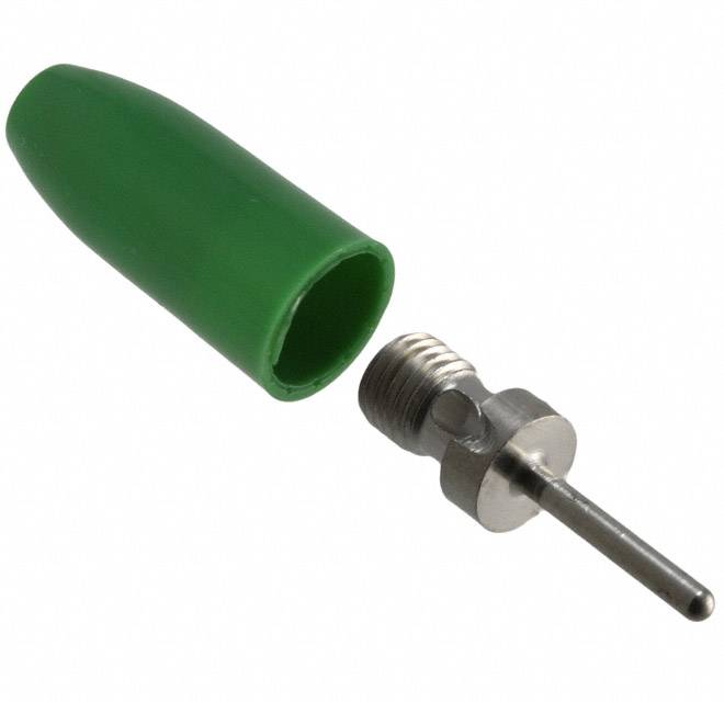 【105-0304-001】CONN TIP PLUG SOLDERLESS GREEN