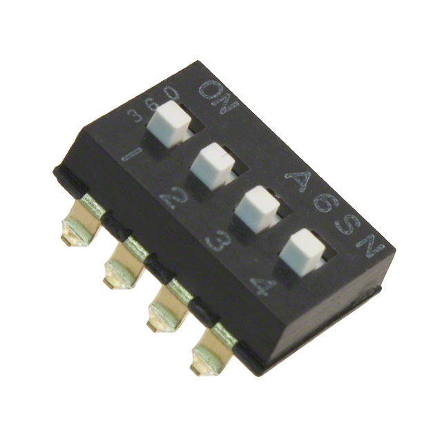 【A6SN-4104-P】SWITCH SLIDE DIP SPST 0.025A 24V [digi-reel品]