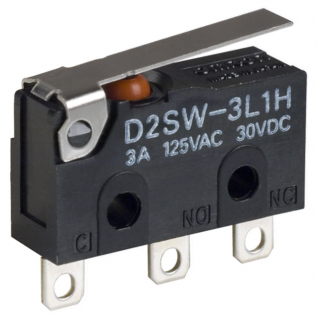 【D2SW-3L1HS】SWITCH SNAP ACTION SPDT 3A 125V