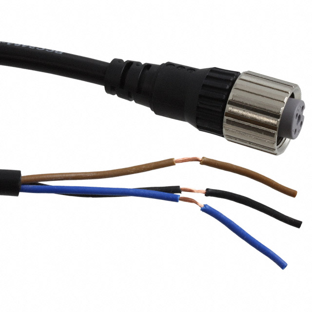【XS2F-M12PVC3S5M】CIRC CBL 3POS PLUG TO WIRE 16.4'