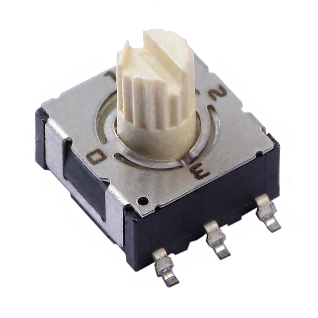 SWITCH ROTARY DIP SP4T 0.1A 50V【220AMC04R】