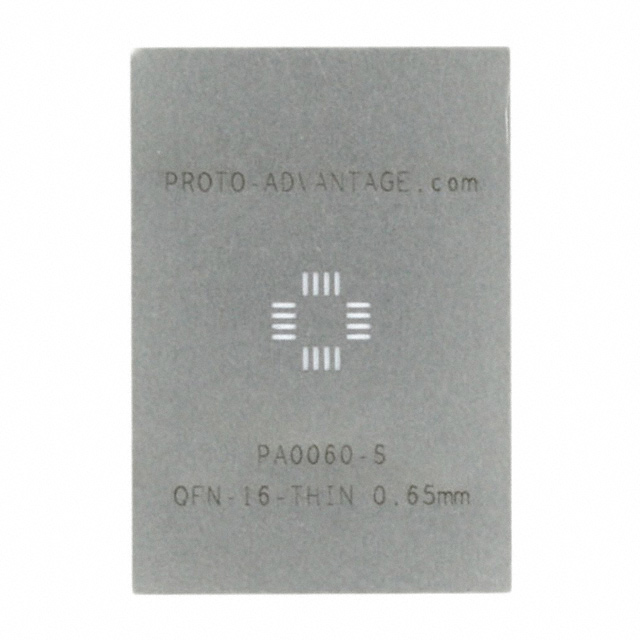 【PA0060-S】QFN-16-THIN STENCIL