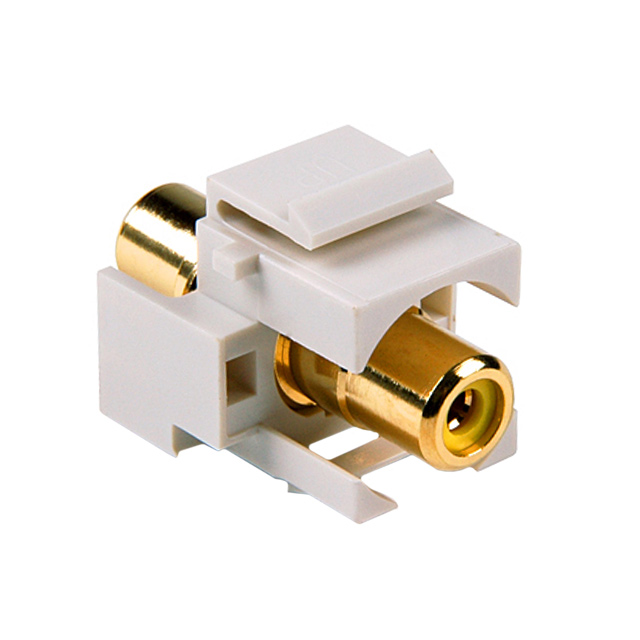 INSERT RCA JACK COUPLER【RCAINSERTY-FW】