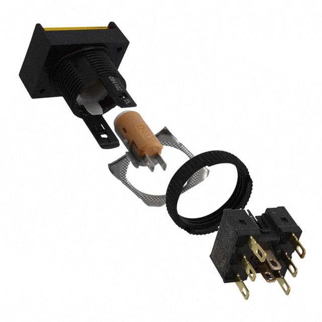 【A165L-JYA-24D-2】SWITCH PUSHBUTTON DPDT 5A 125V