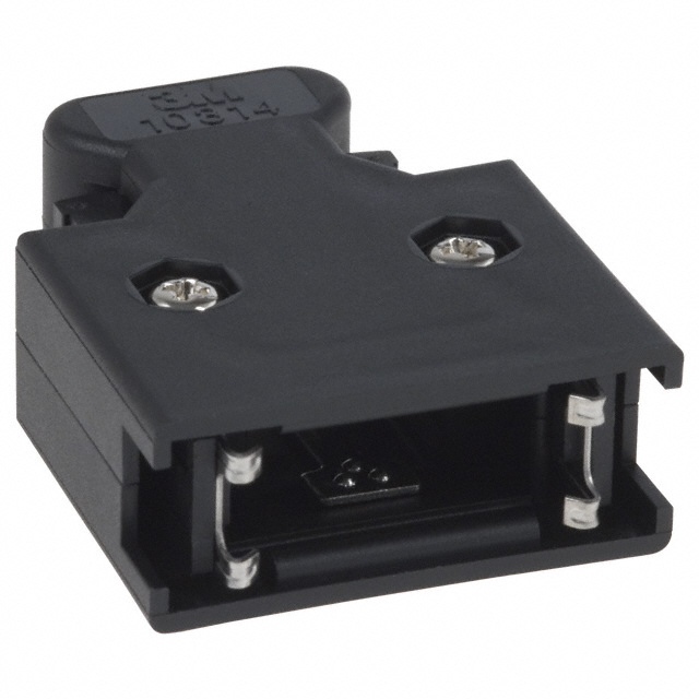 【10314-52F0-008】CONN BACKSHELL 14POS 180DEG BLK