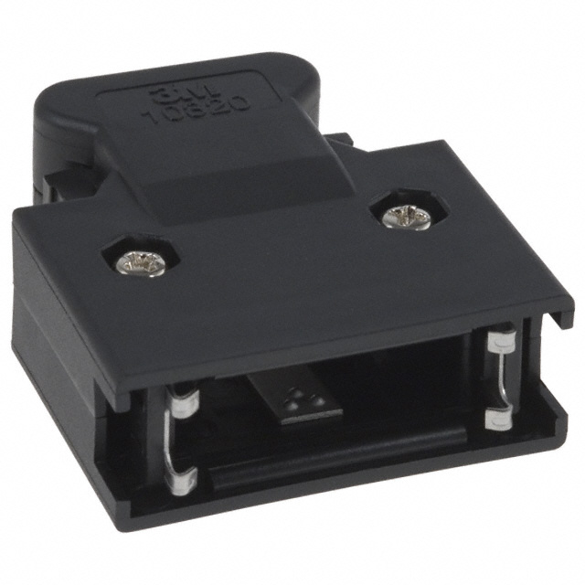 【10320-52F0-008】CONN BACKSHELL 20POS 180DEG BLK