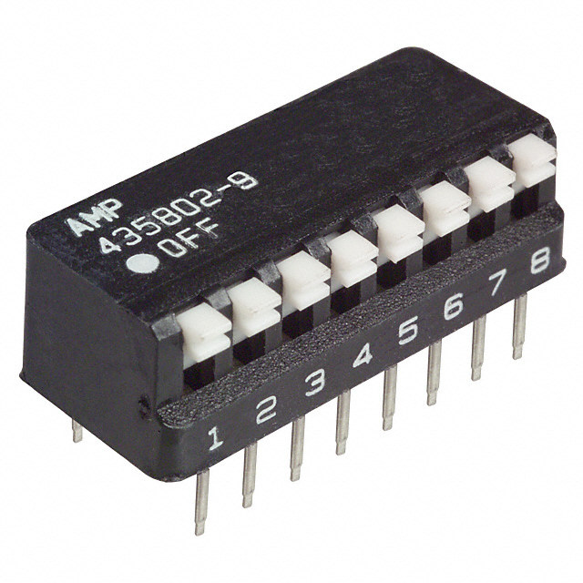 【5435802-9】SWITCH DIP PIANO SPST 25MA 24V