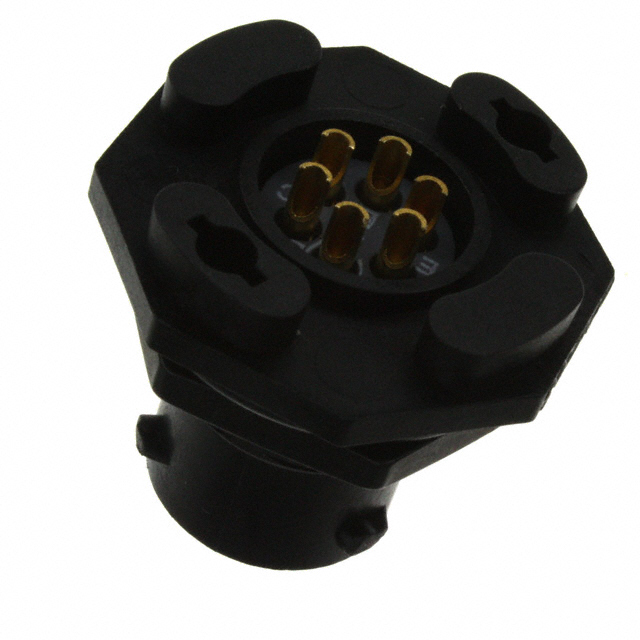 【UTS710E6S】CONN RCPT FMALE 6P GOLD SLDR CUP