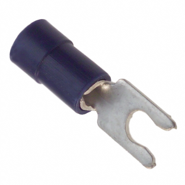 【0190990027】CONN SPADE TERM 14-16AWG #6 BLU