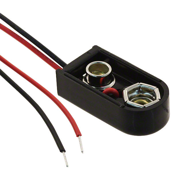 【84-8】BATT CONNECTOR SNAP 9V 8" LEADS[バルク]