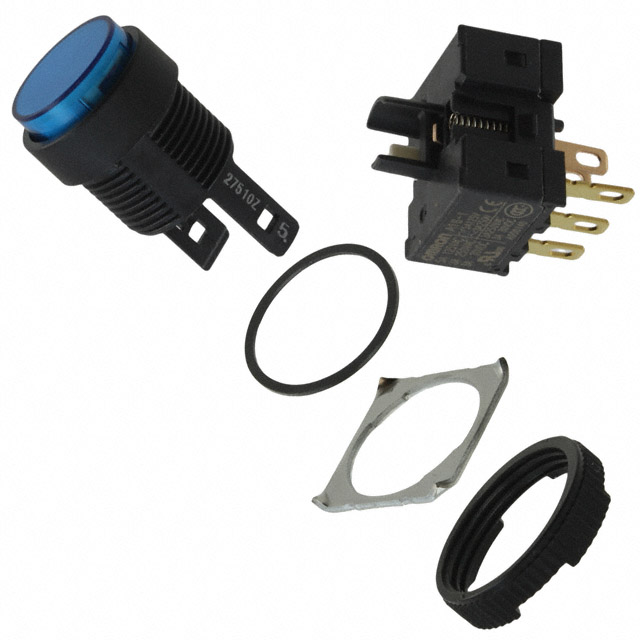 【A165L-TAM-12D-2】SWITCH PUSHBUTTON DPDT 5A 125V