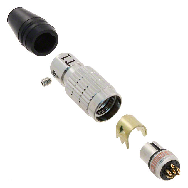 【HR25-7TP-8S】CONN PLUG FMALE 8POS GOLD SOLDER