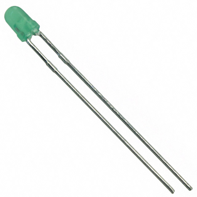 【WP710A10GD】LED GREEN DIFFUSED T-1 T/H